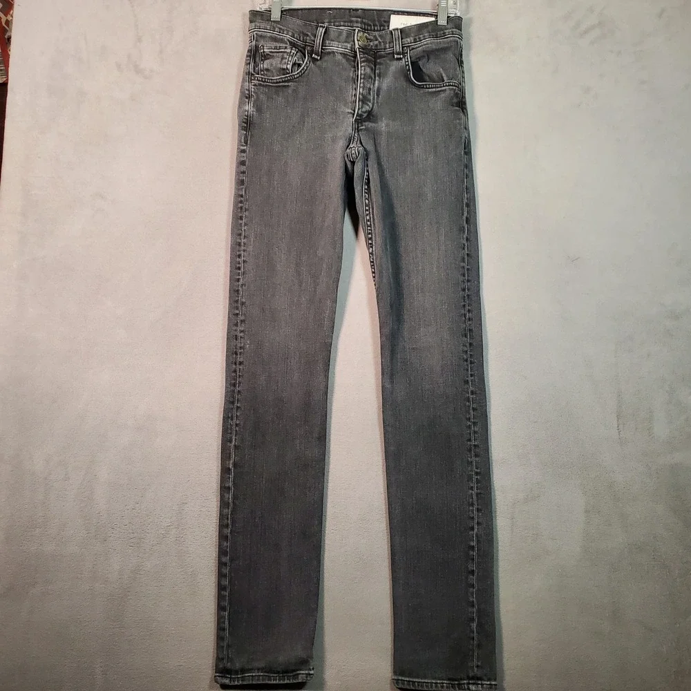Rag & Bone Fit 2 Slim Jeans Mens 30 Gray Faded Made in USA Indie Grunge‎ Urban
